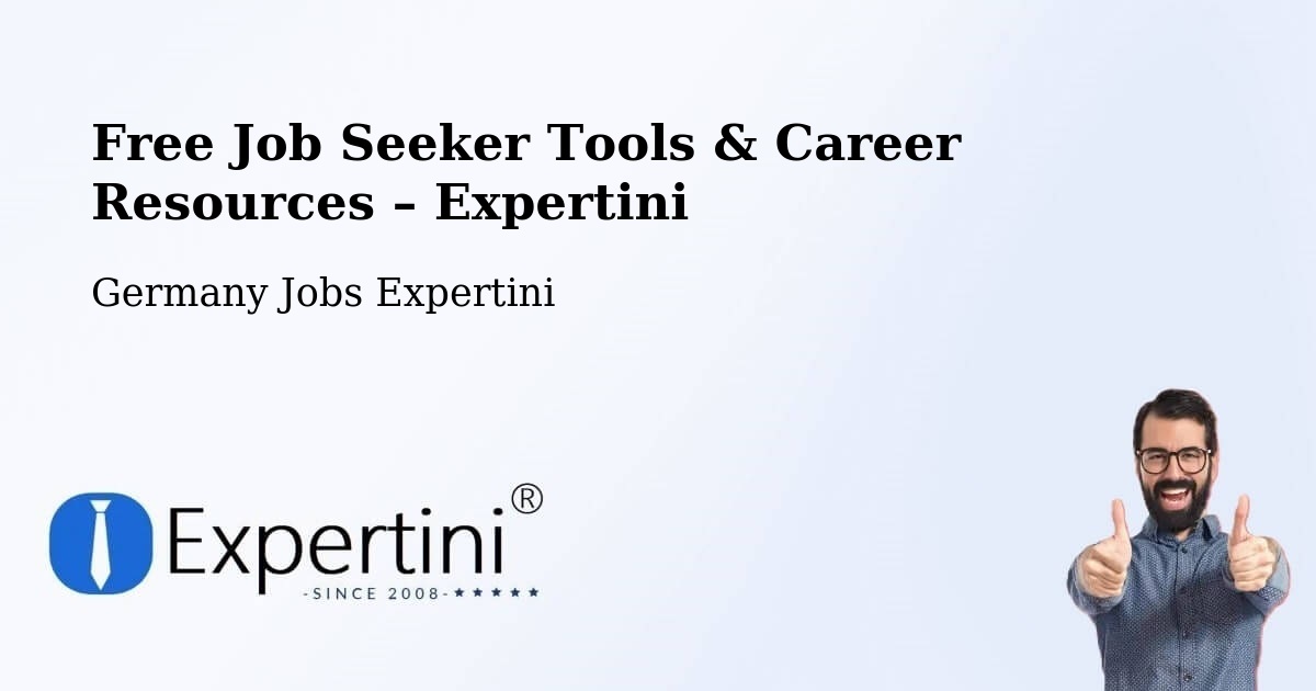 Free Job Seeker Tools & Career Resources – Barsinghausen - Barsinghausen, Germany Jobs Expertini