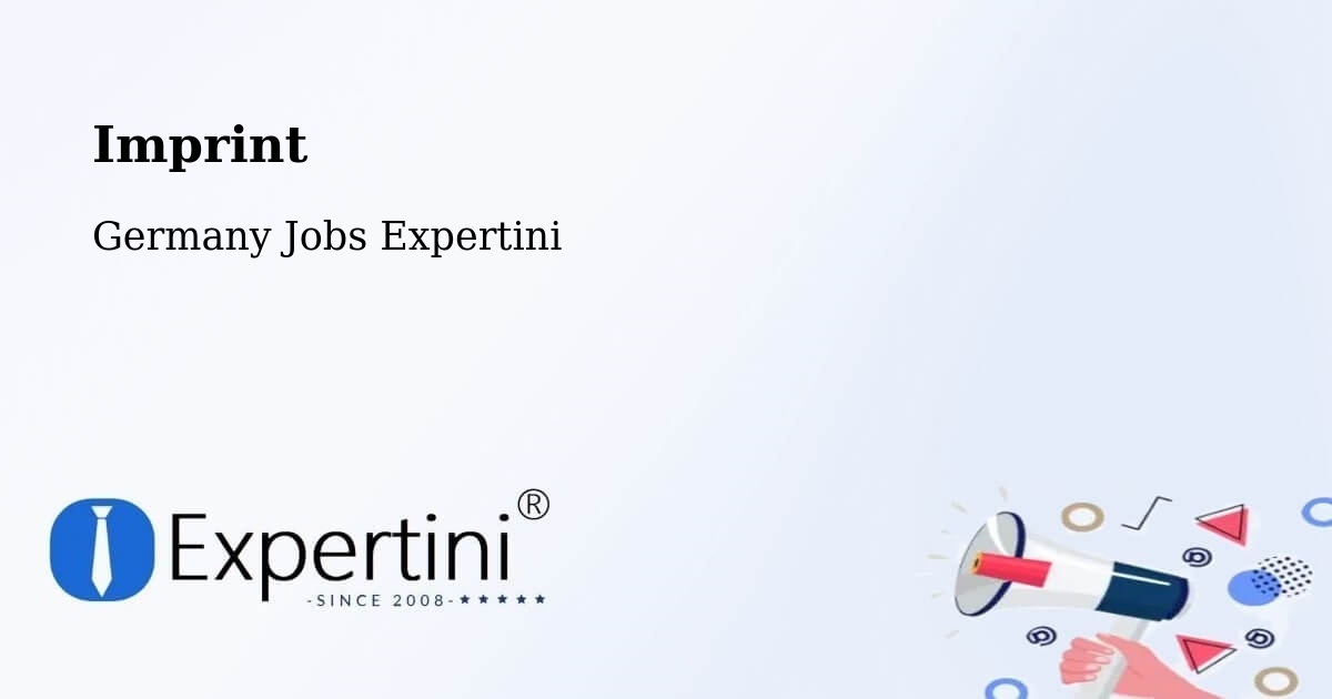 Imprint – Barsinghausen - Germany Jobs Expertini